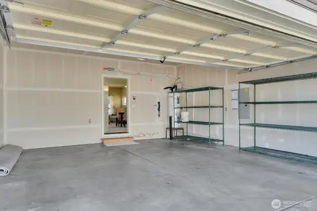Large 2 car garage
