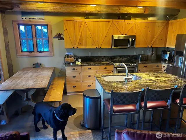 Open Kitchen and Great Room make for easy entertaining