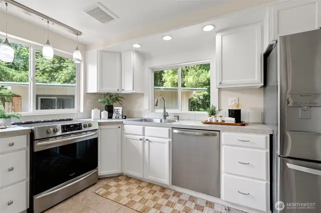 Stainless appliances