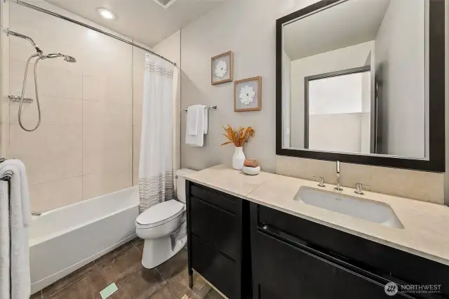 Second full bathroom just outside of second bedroom.
