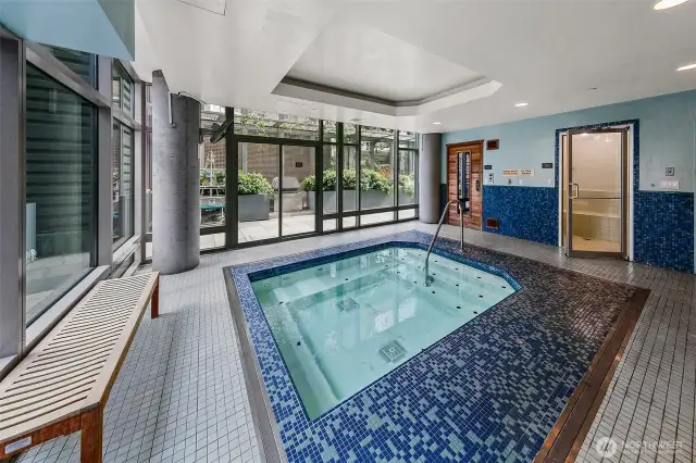Sauna and spa rooms.