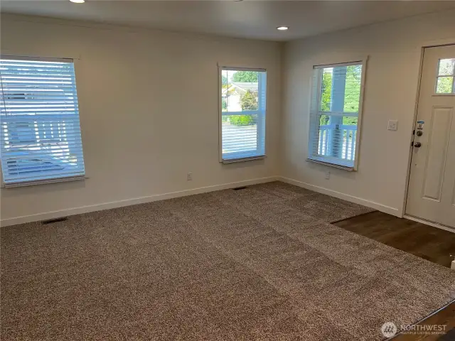 Bright and open living area.