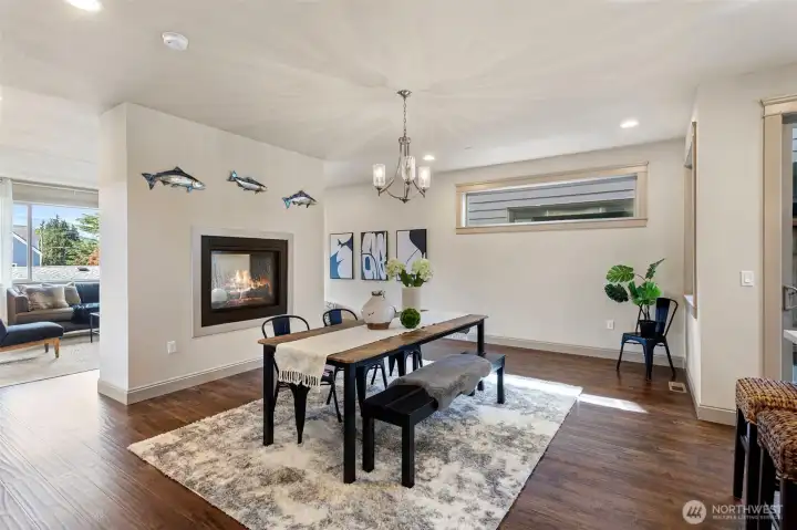 Could be used as lounge space instead of dining