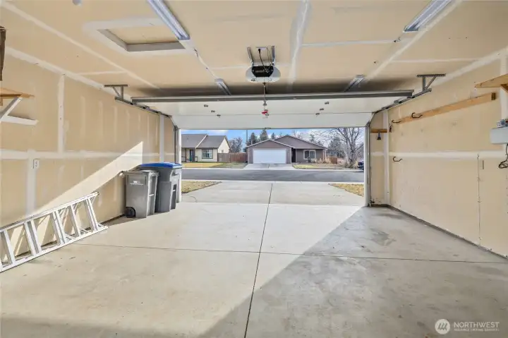 Two car garage