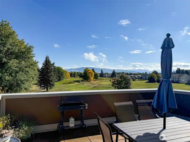 Fabulous view from the large deck off the community room.