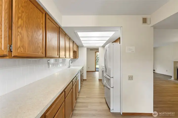 Newer appliances, new luxury vinyl plank flooring just installed!