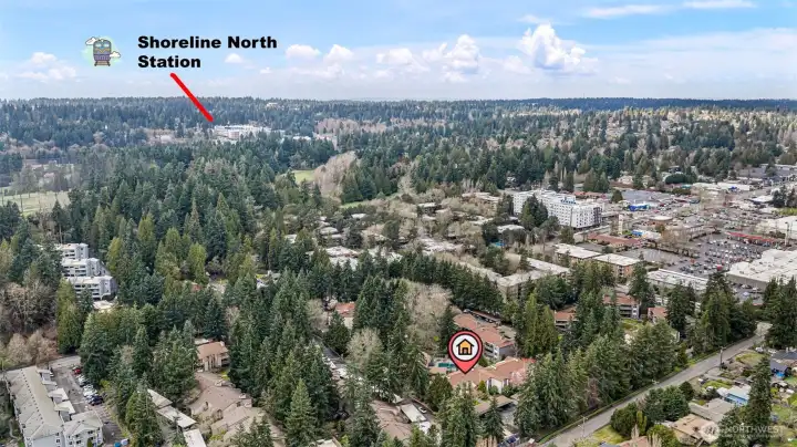 Easy access to Light Rail.