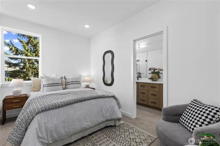 Photos of similar unit to showcase floor plan and quality.