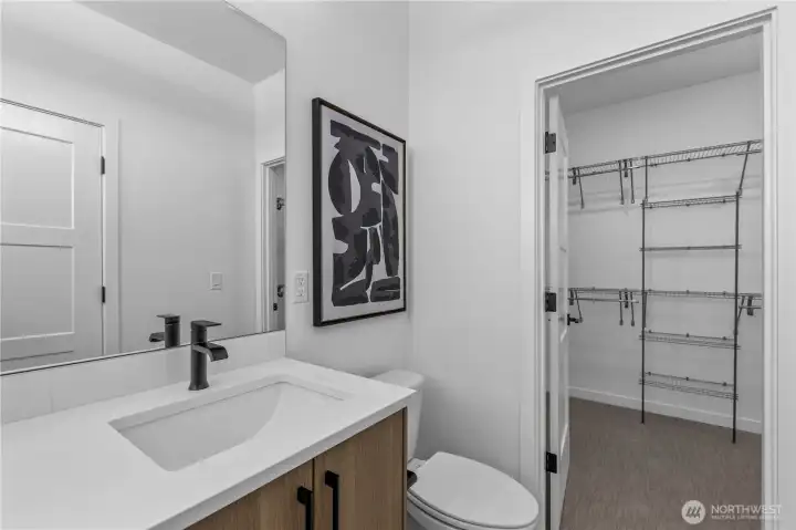 Photos of similar unit to showcase floor plan and quality.