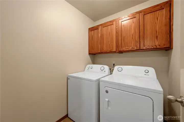 upstairs laundry room