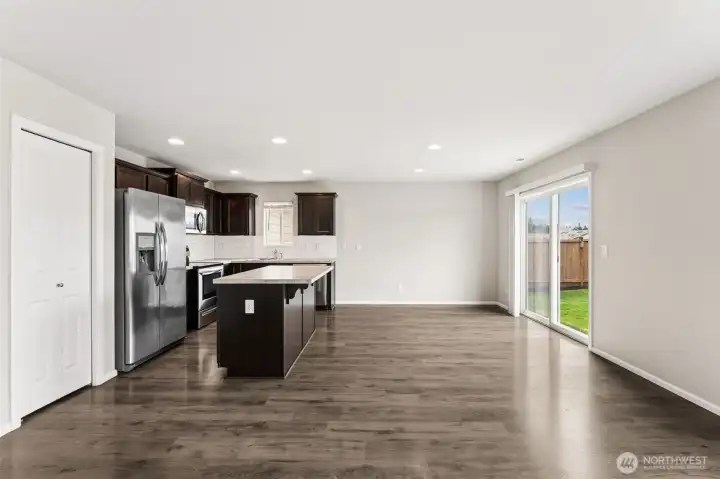 Stainless appliances included.