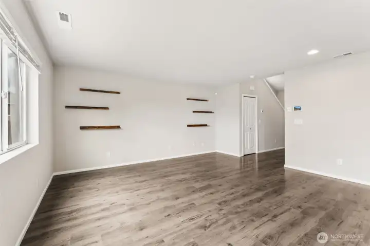 Primary bedroom with nice views of Blackhills foot hills.