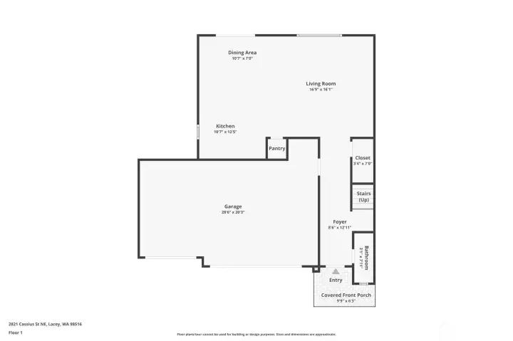 Upstairs floorplan