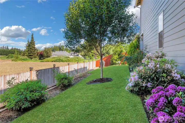 No neighbor to the west which offers great privacy and views. No neighbor to the west which offers great privacy and views.