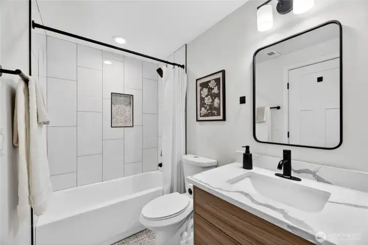 Updated Lower-Level Suite Bath Updated Lower-Level Suite Bath