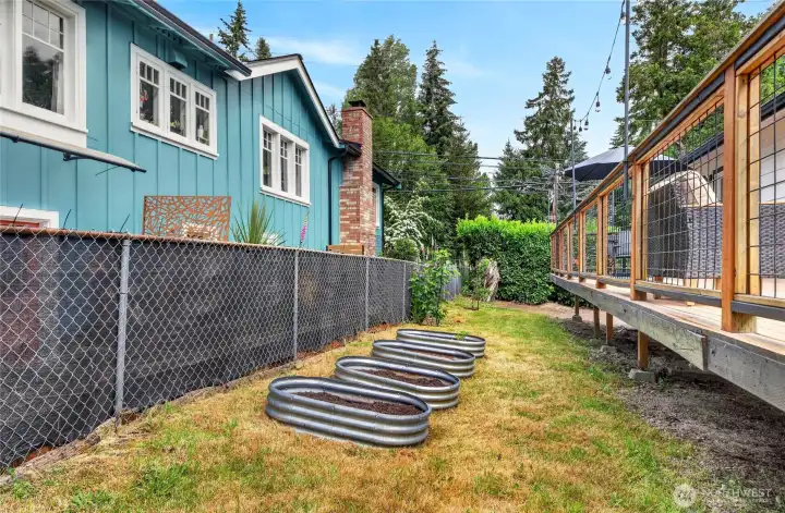 Garden Space, Dog Run & Storage Shed Around the Corner Garden Space, Dog Run & Storage Shed Around the Corner