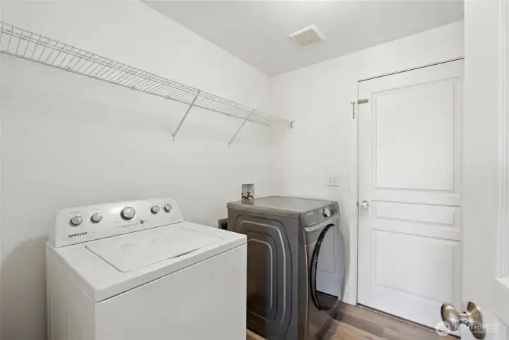 Laundry Room- dryer is tenants and home dryer is in garage