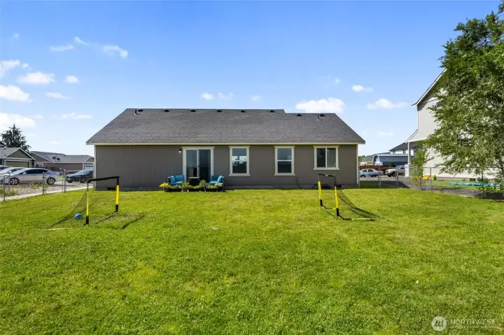 Large Fenced Backyard
