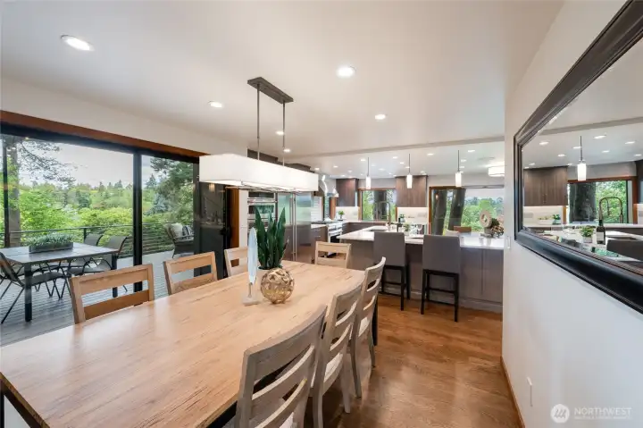 The formal dining is perfectly located, separate, yet convenient. And look at that light fixture! The formal dining is perfectly located, separate, yet convenient. And look at that light fixture!