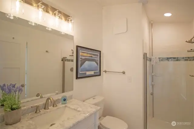 New bathroom of separate living space