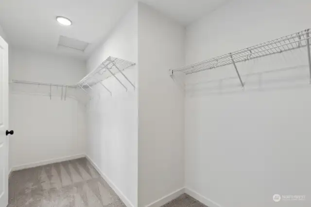 Primary closet (Facade, Ext Colors, Interior Photos & Floor Plans for illustrative purposes only. Actual Facade, Ext Colors, Interiors & Floor Plans may differ.)