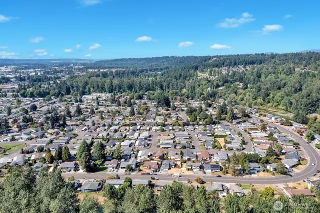 Aerial of the entire community.