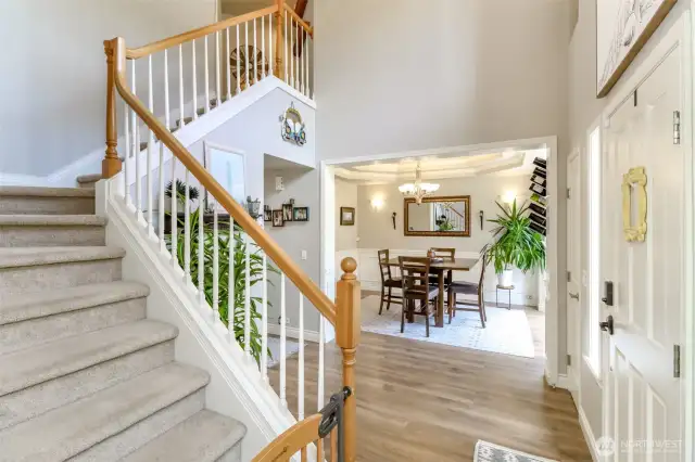 Going upstairs