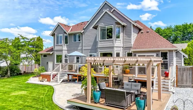 Beautifully landscaped creating seamless indoor-outdoor flow