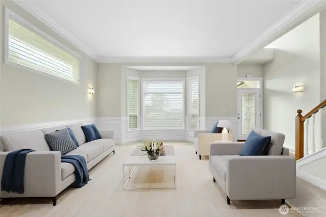 Virtually Staged Living Room