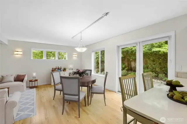 Virtually Staged Kitchen Eating Area