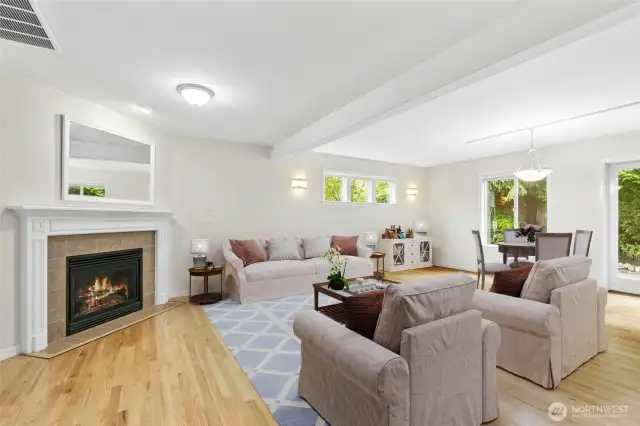 Virtually Staged Family Room