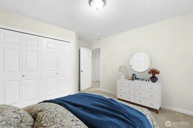 Virtually Staged Bedroom