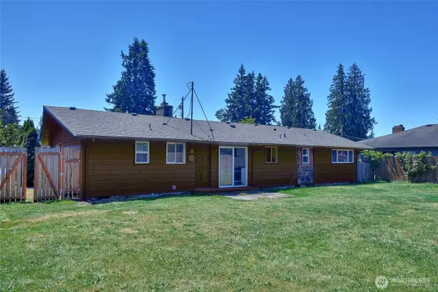 Back of home