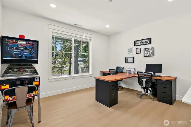 Office area downstairs.