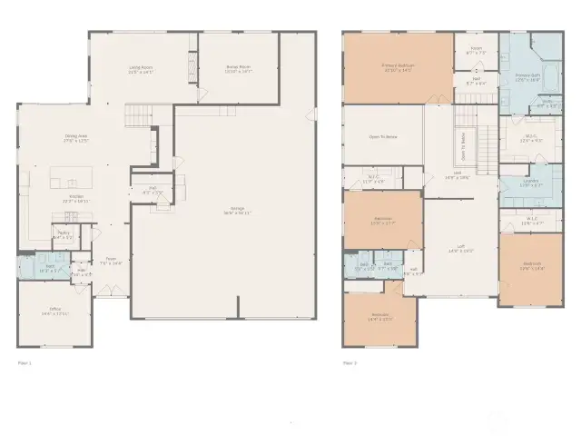 Floor Plan - Measurements not guaranteed.