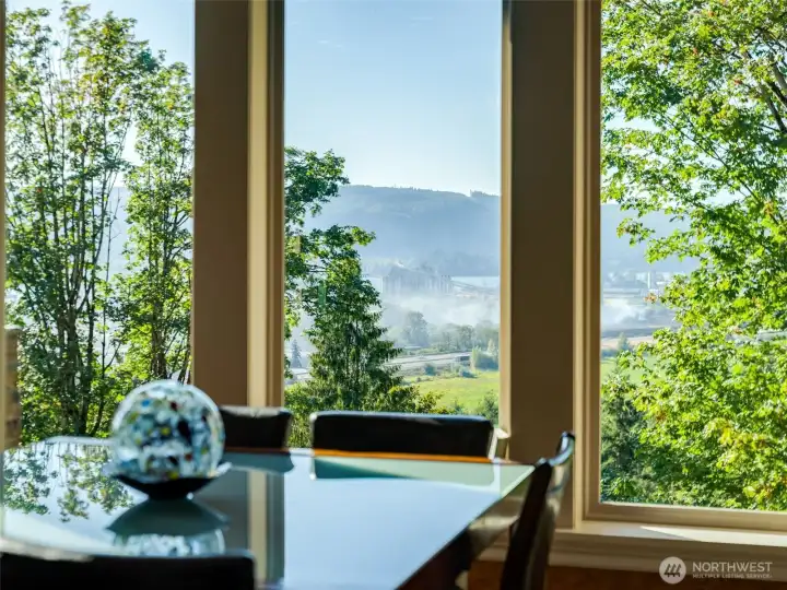 Dinner with a view.