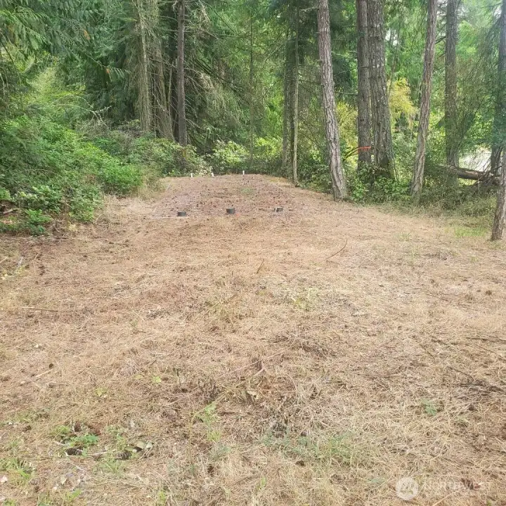 Septic drain field. Hybrid Mound System.