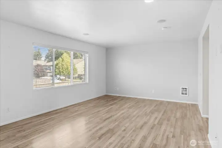 Living area not staged
