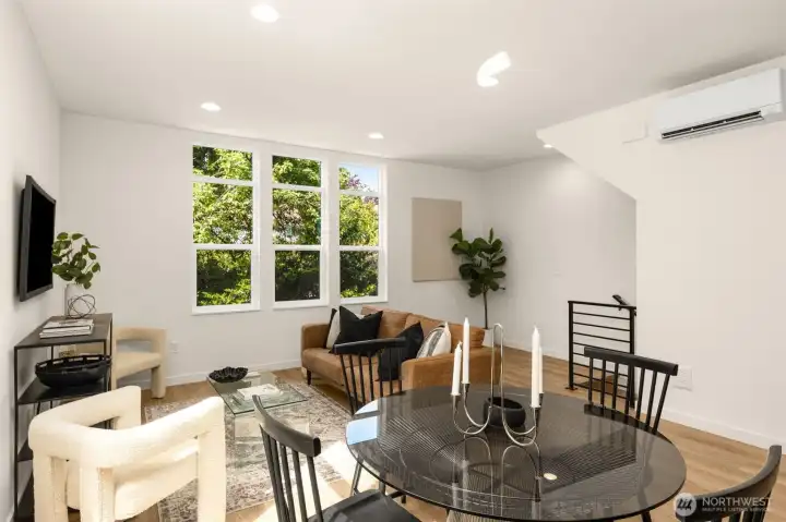 Abundance of windows welcomes natural light!