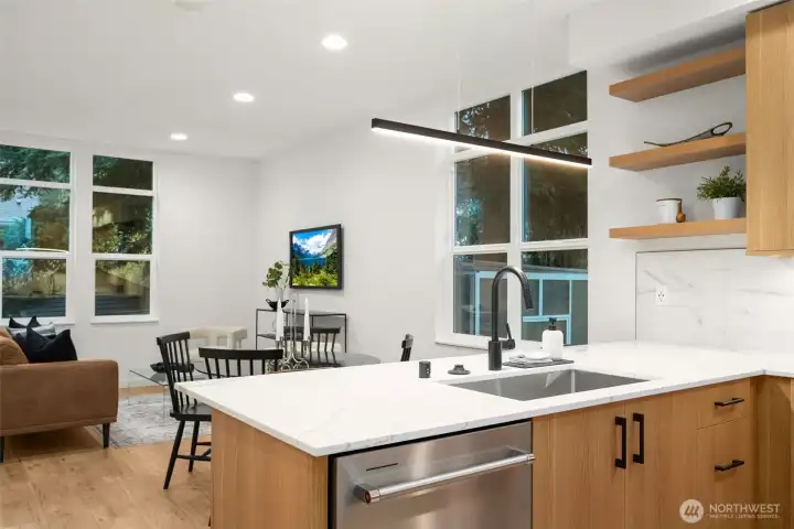 Photos are staged model of similar floorplan. Color scheme and layout will differ.