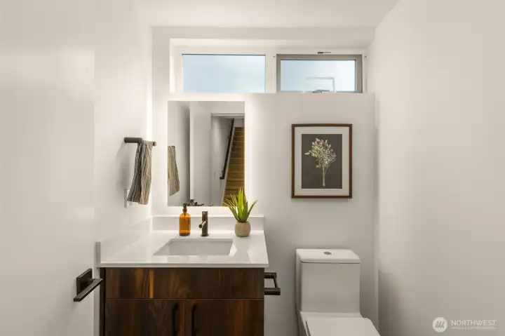 Powder room  too!