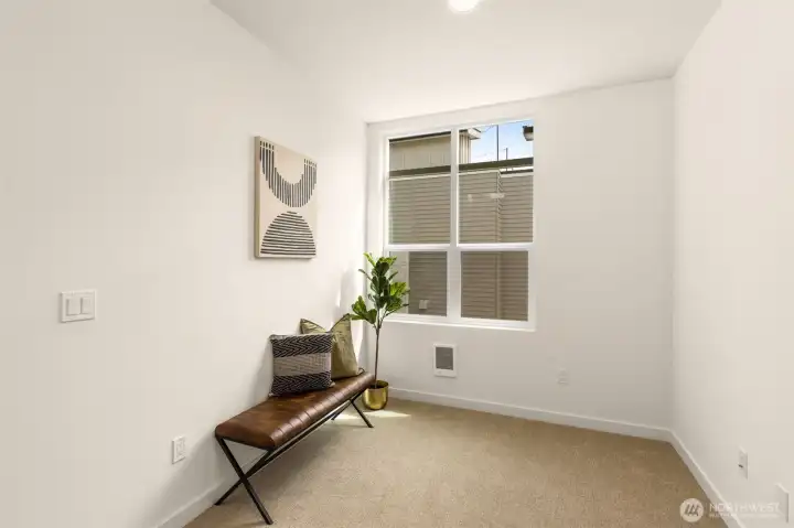 Extra finished space on third level.  How would you use this?