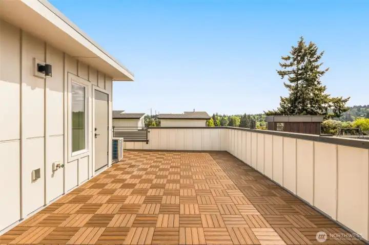 Expansive Roof Top Deck will become one of your favorite spots!