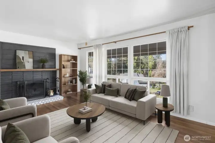 Living Room, Staged Virtually