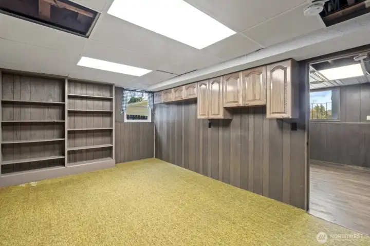 Lower Level Rec Room looking south