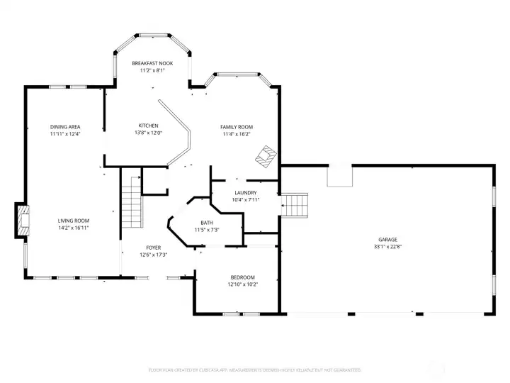 Main floor plan.