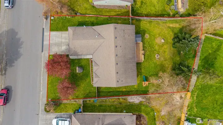 Approximate property lines.