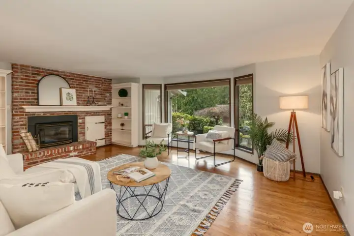 Family Room with Gas Fireplace