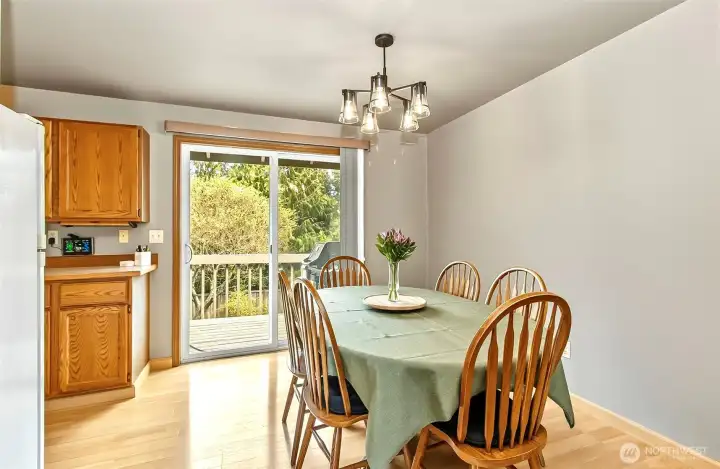 Kitchen with eating space