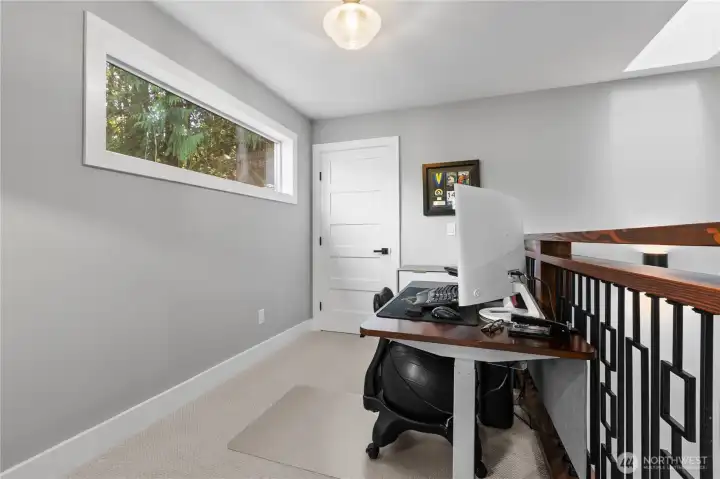 This converted office space leads to the laundry room and bathroom with standing shower. Pictures to come soon.